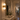 Art Deco Glass Cylinder Wall Light E27 - Antique Gold & Black - Garot - main product photo