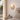 1 Light Round Travertine | Modern Wall Light | Opal Glass | POI2