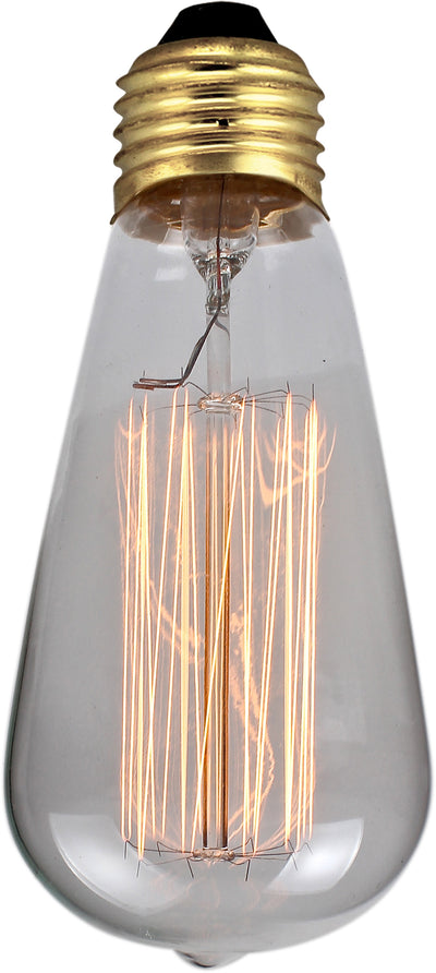 Carbon Filament Globes - ST64 - 25 watts - Edison Screw - (E27)