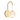 Optical Acrylic Wall Light | Gold | Langdon