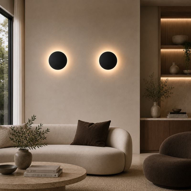 Round Backlit LED Wall Light 195mm - Dot.20 - main product photo