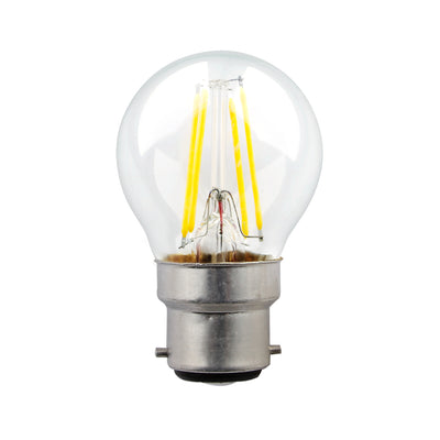 Clear LED Filament Globe B22 4W G45 - in2 Lighting Australia