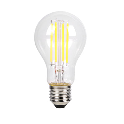 Clear LED Filament Globe E27 | 8W Dimmable | 2700K–6000K | A60