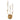 Modern Gold LED Wall Light | 3 Light Designer Wall Sconce | Integrated LED | Archer