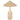 Pleated Shade LED Travertine Table Lamp | Arvane