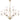 Brevan 9 Light Traditional Alabaster Glass Chandelier | E27