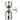 Clessidra Chrome Wall Light | Smokey Black Mirror Glass