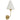 Farnix Wall Light | Modern Brass & White Fabric Wall Sconce | Bedside & Hallway Light