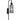 Ribbed Glass 1 Light Wall Light | Black & Brass E14 | Flauta