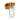 Art Deco Exterior Cage Wall Light E27 IP44 - Antique Gold & Black - Fonseca - in Antique Gold - product detail photo