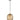 Fossetta 1 Light Glass Pendant | Amber or Mirror Smokey Black