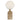 Travertine Orb Glass Table Lamp | Gina