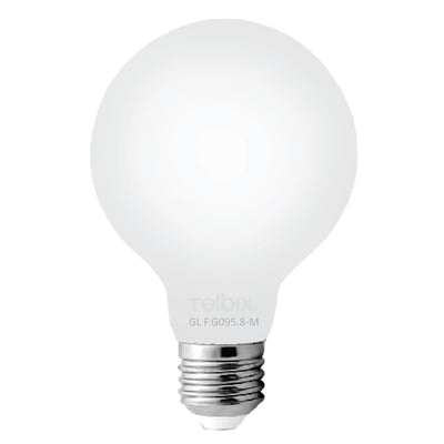 Milk LED Globe E27 | G95 8W Dimmable | 3000K & 4000K