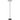 1-Light Contemporary Floor Lamp | Glass | Integrated LED Lighting | Amity