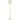 1 Light Floor Lamp | Black & Antique Gold Finish | Patterned Shade | Valtor