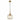 Small Clear Ribbed Glass Drum Pendant Light | Main