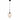 Clear Ribbed Glass Teardrop Pendant Light | Ridge