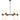 12 Light 6 Arm Frosted Glass Chandelier Pendant | Hepburn