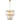 9 Light 2 Tier Glass Rod Chandelier 60cm | Collette