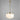 Art Deco Opal Glass Pendant Light 14 Inch on Rod | St Kilda