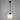 Art Deco Opal Glass Pendant Light 8 Inch on Rod | St Kilda