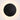 Round Backlit LED Wall Light 260mm - Dot.25 - in Black - illuminated product photo