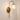 Clear & Amber Ribbed Glass Sphere Wall Light | Alta