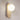 Sphere Opal Glass Wall Light | Travertine & Brass | Ping