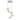 Oneta 5 Light Cluster Pendant | Marble Stairwell Pendant | Modern Luxury | White
