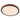 Orlin 50cm LED Timber Oyster Ceiling Light 36W | Tri-CCT Dimmable