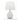 Ribbed Ceramic White Table Lamp | Orson