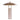 LED Travertine Table Lamp | Brass Dome Shade | Paraccu