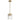 Modern Ribbed Glass Pendant Light | Brass & Clear Glass Kitchen Pendant | Pelion Range