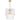 Samona 8 Pendant Light | Antique Gold & Textured Glass