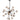 18 Light Mirror Glass Pendant | Varlin