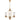 Modern Classic 4 Light Chandelier | Glass Cylinder Pendant Light | Velden Range