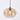 Rounded Amber Glass Pendant Light | Hinza