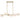 6-Light Linear Pendant Light | Frost or Smoke Glass | Gold or Satin Finish | Zecca