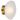 1 Light Modern Minimalist Wall Light| Gold & Black | Frost Glass | Zecca