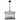 6 Light Black Crystal Chandelier | Amelia