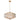 5 Light Gold Crystal Pendant Light | Arzano