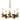 Five-Arm Ring Brass Chandelier Pendant | Oscar