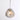 Sculptural Round Mirror Glass Pendant Light | Ziara