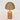 Rattan Mushroom Table Lamp | Bullwinkle Small