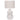 Ribbed Ceramic Table Lamp Drum Shade - Off White, Brown & Coffee - Mosh - in Off White - product detail photo