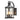 3 Light Exterior Lantern Wall Light E14 IP23 - Black & White - Melton - product detail photo