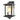 Rectangular Exterior Lantern Wall Light E27 IP44 - Black & White - Barnet - product detail photo