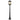 1420mm Exterior Post Light Small E27 IP44 - Black - Barnet - product detail photo