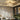 400mm Ribbed Glass Flush Mount Ceiling Light | Gold | Medici