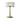 300mm Ribbed Glass Table Lamp - Gold - Medici - product detail photo